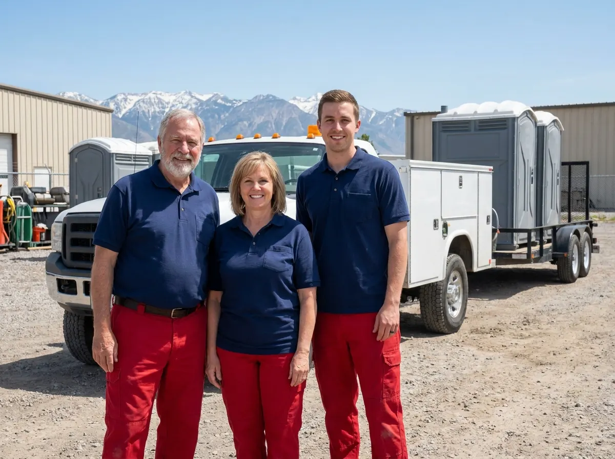 CleanVertex Porta Potty Solutions porta potty rental team in Salt Lake City, UT